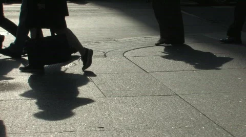 Downtown Rush Hour Video stock 717700