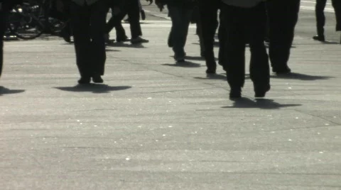 Downtown Rush Hour Stock Footage 725186