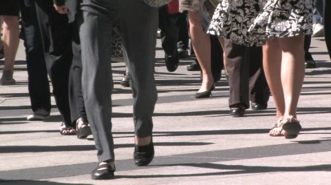 Downtown Rush Hour Vídeo Stock 736906
