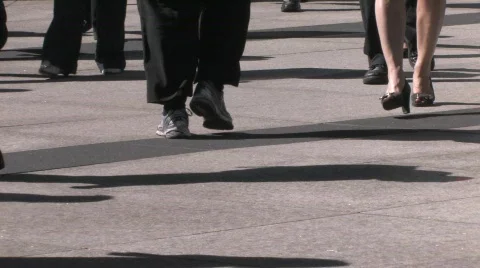 Downtown Rush Hour Stock Footage