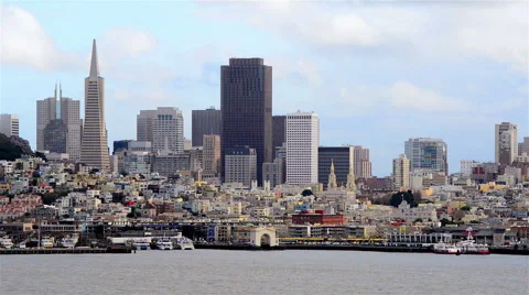 Downtown San Francisco 库存影片 64201186