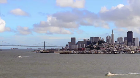 Downtown San Francisco 스톡 동영상 64201431