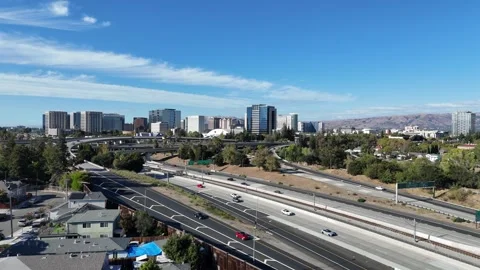 Downtown San Jose Skyline, Ca 2026 Vídeos de archivo 345008531