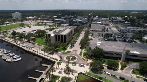 Downtown Sanford Stock Footage 340282976