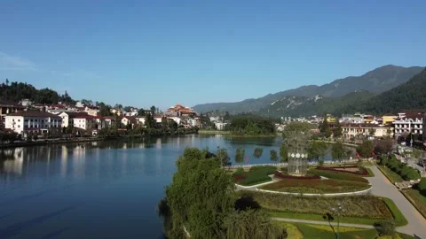 Downtown Sapa 2 4K Stock Footage 221664947