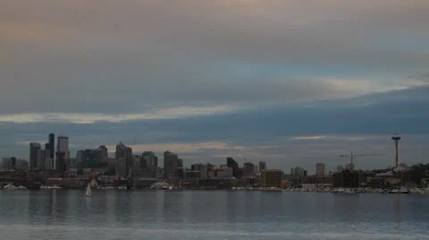 Downtown Seattle Stock Footage 36595333