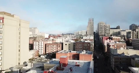 Downtown SF buildings 2 Stock Footage 83960045