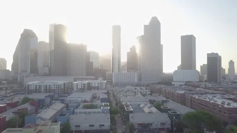 Downtown skyline at dawn Stock Footage 77705210