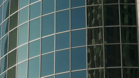 Downtown Skyscraper Glass Stock Footage