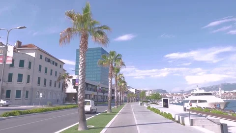 Downtown Split, Croatia Stock Footage 83711427