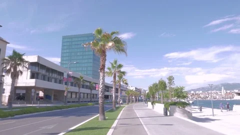 Downtown Split, Croatia Stock Footage 83711464