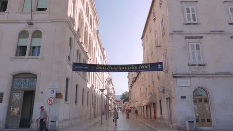 Downtown Split, Croatia Stock Footage 83761070