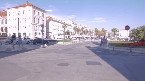Downtown Split, Croatia Stock Footage 83769629