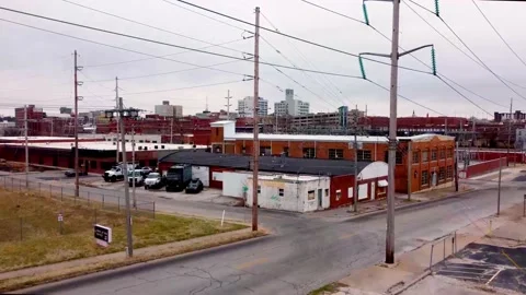 Downtown Springfield, MO Vídeo Stock 171932707