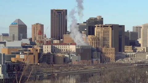 Downtown St. Paul Stock Footage 72255111