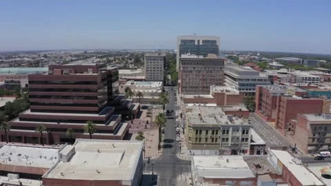 Downtown Stockton Stock Footage 166661640