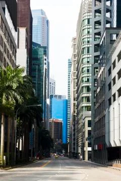 Downtown street Stock Photos