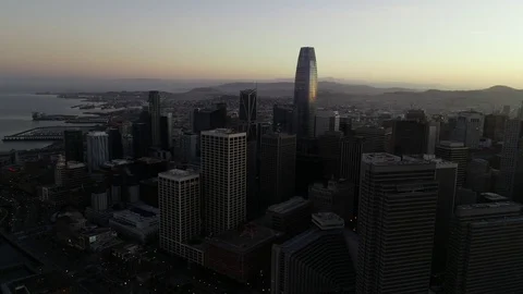 Downtown Sunset 库存影片 125230063