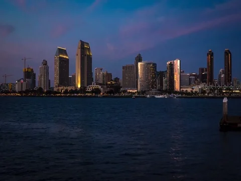 Downtown Sunset Timlapse Vidéo 75693554