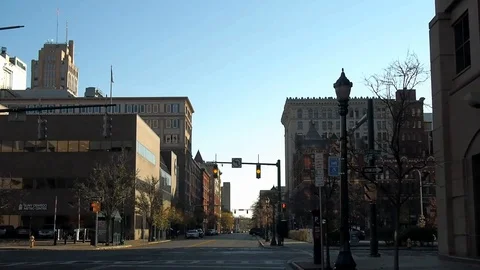 Downtown Syracuse Stock Footage 98095473