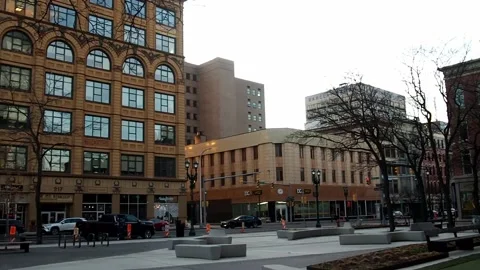 Downtown Syracuse Stock Footage 165503803