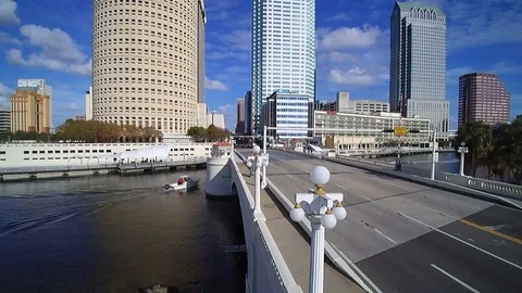 Downtown Tampa Stock Footage 87475199