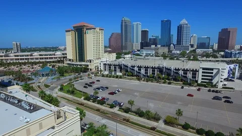 Downtown Tampa Stock Footage 113013324