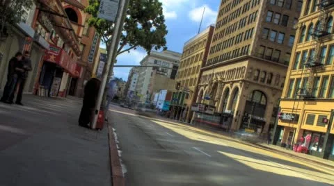 Downtown Time lapse Day Stock Footage 47132026