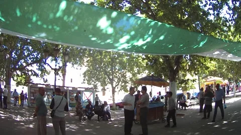 Downtown Tlemcen city Stock Footage 130748020