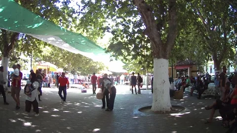 Downtown Tlemcen city Stock Footage 130748160
