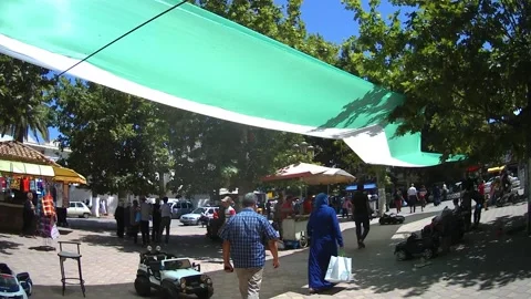 Downtown Tlemcen city Stock Footage 130750470