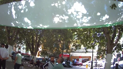 Downtown Tlemcen city Stock Footage 130755778