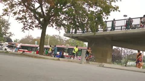 Downtown Toronto Beach Crowd Stock Footage 11525341