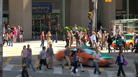 Downtown, Toronto, Canada Stock Footage