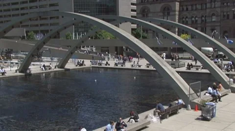 Downtown Toronto, Canada Stock Footage 7340567