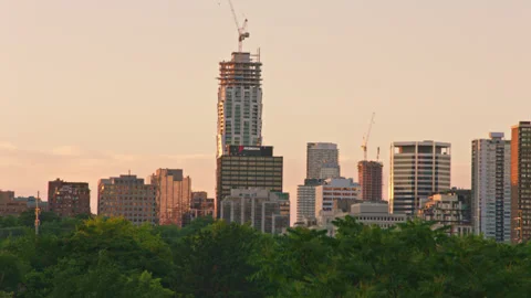 Downtown Toronto Condominium Skyline Video stock 339634207