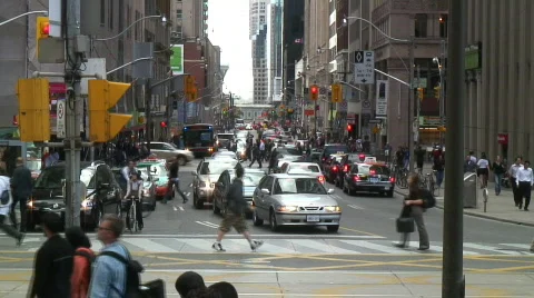 Downtown Toronto  Stock Footage 152412