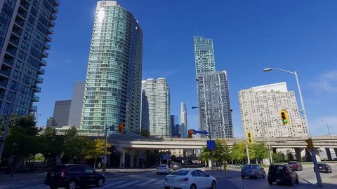Downtown Toronto Stock Footage 75800397