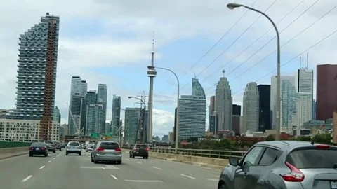 Downtown Toronto Video stock 93213965