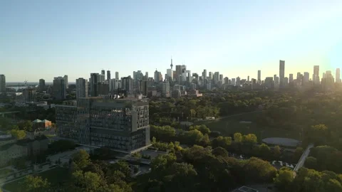 Downtown Toronto Skyline View Stock Footage 276852036