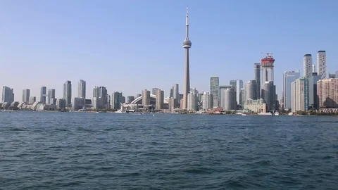 Downtown Toronto View Video stock 88637231