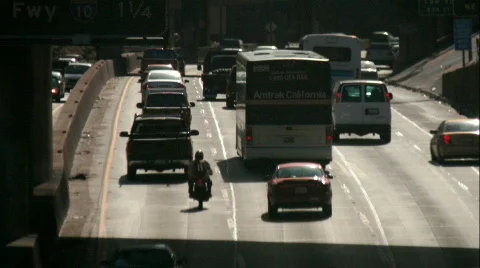 Downtown traffic 02 Видео 632469