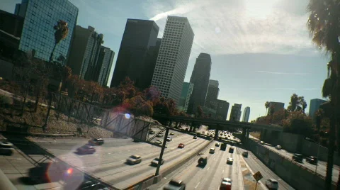 Downtown traffic 03 Видео 632496