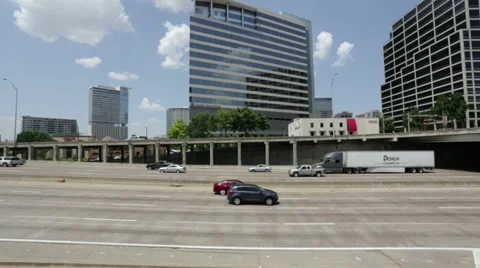 Downtown Traffic Stock Footage 29085899