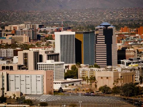Downtown Tucson Foto stock