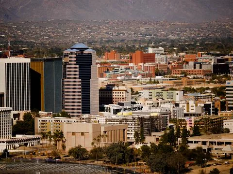 Downtown Tucson Foto stock