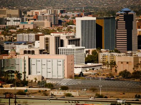 Downtown Tucson Foto stock