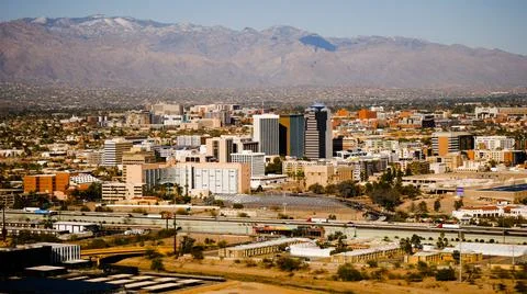 Downtown Tucson Foto stock