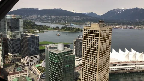 Downtown Vancouver, Canada 360'-part1 Stock Footage 89733951