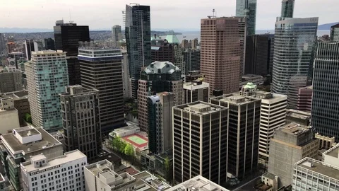 Downtown Vancouver, Canada 360'-part10 Stock Footage 89735014